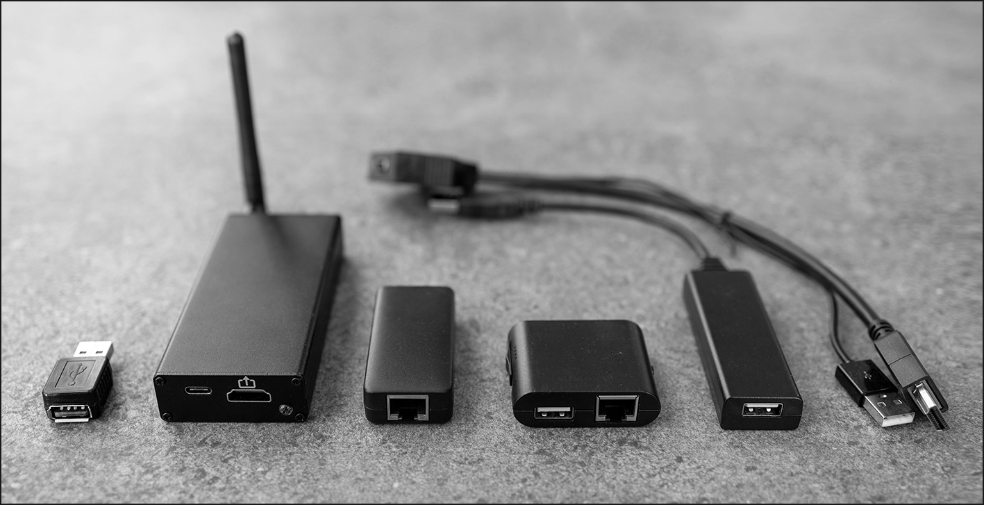 Keylogger, Screen Logger, USB Device, and LAN Hardware