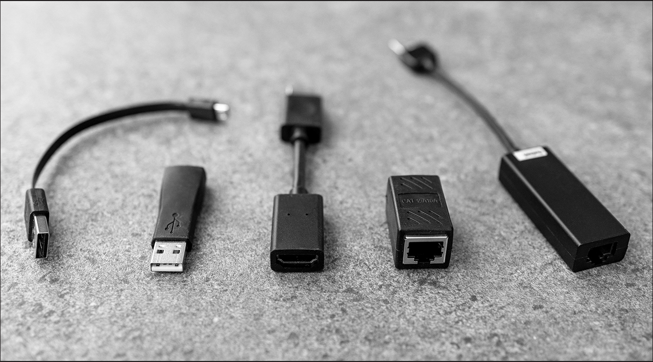 USB Extensions and RJ45 Connectors and Adapters