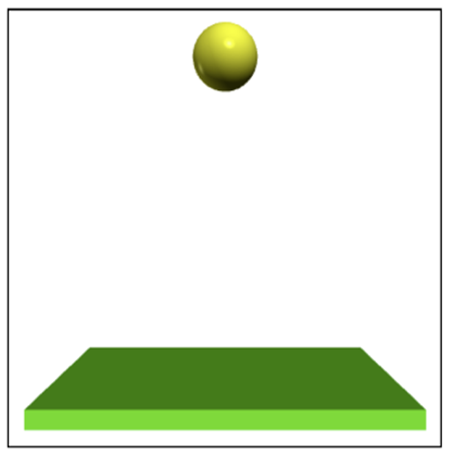 A Bouncing Ball Animation Created Using VPython