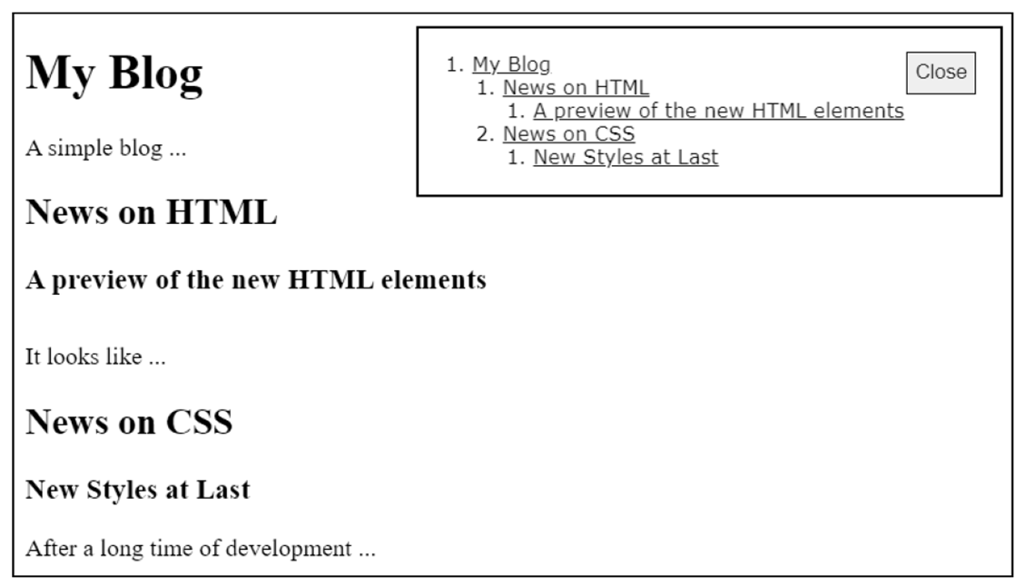 JavaScript h5o from Google during Execution