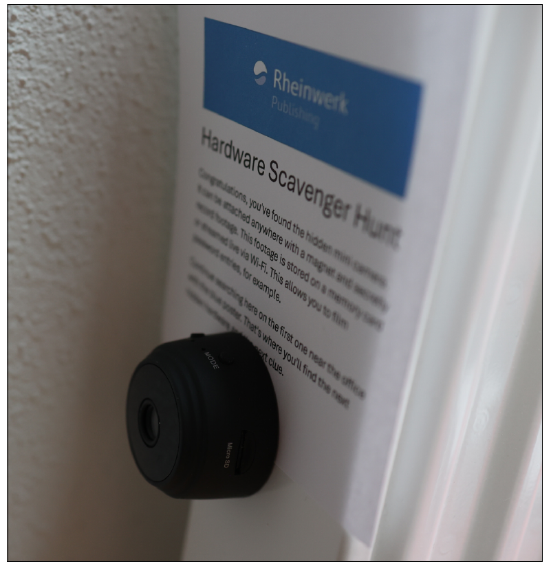 Hidden Hardware with a Clue to the Next Target