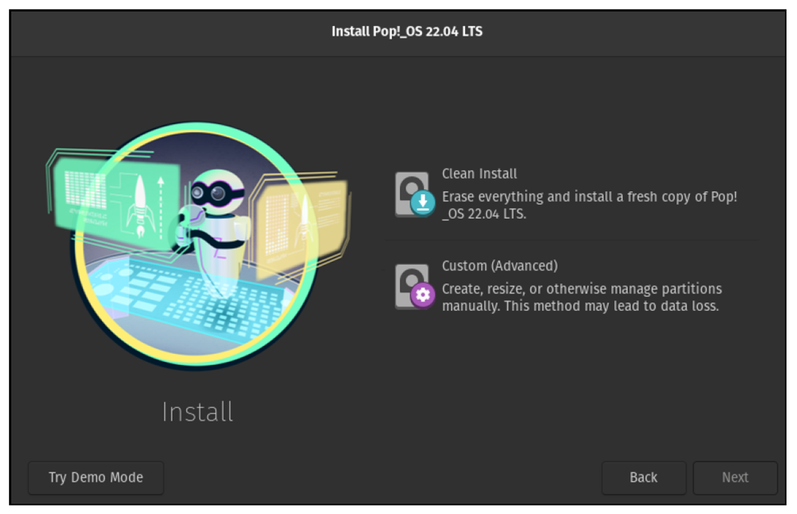 Pop!_OS Installation Options