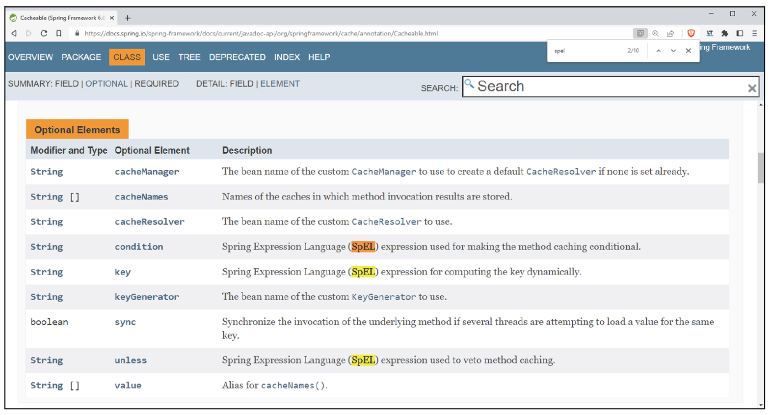 Annotation Attributes for SpEL Expressions