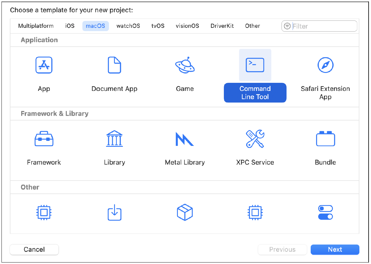 Picking Project Type