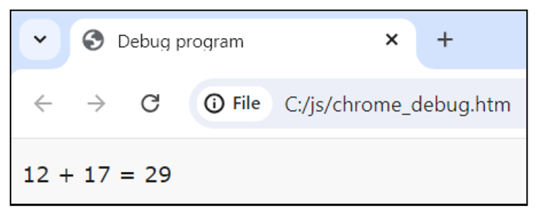 Program, Normal Procedure