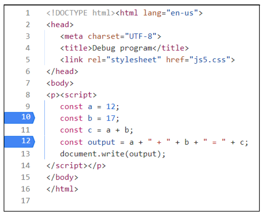 Two Breakpoints Set