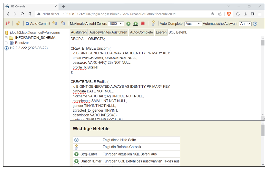 SQL Editor with Result