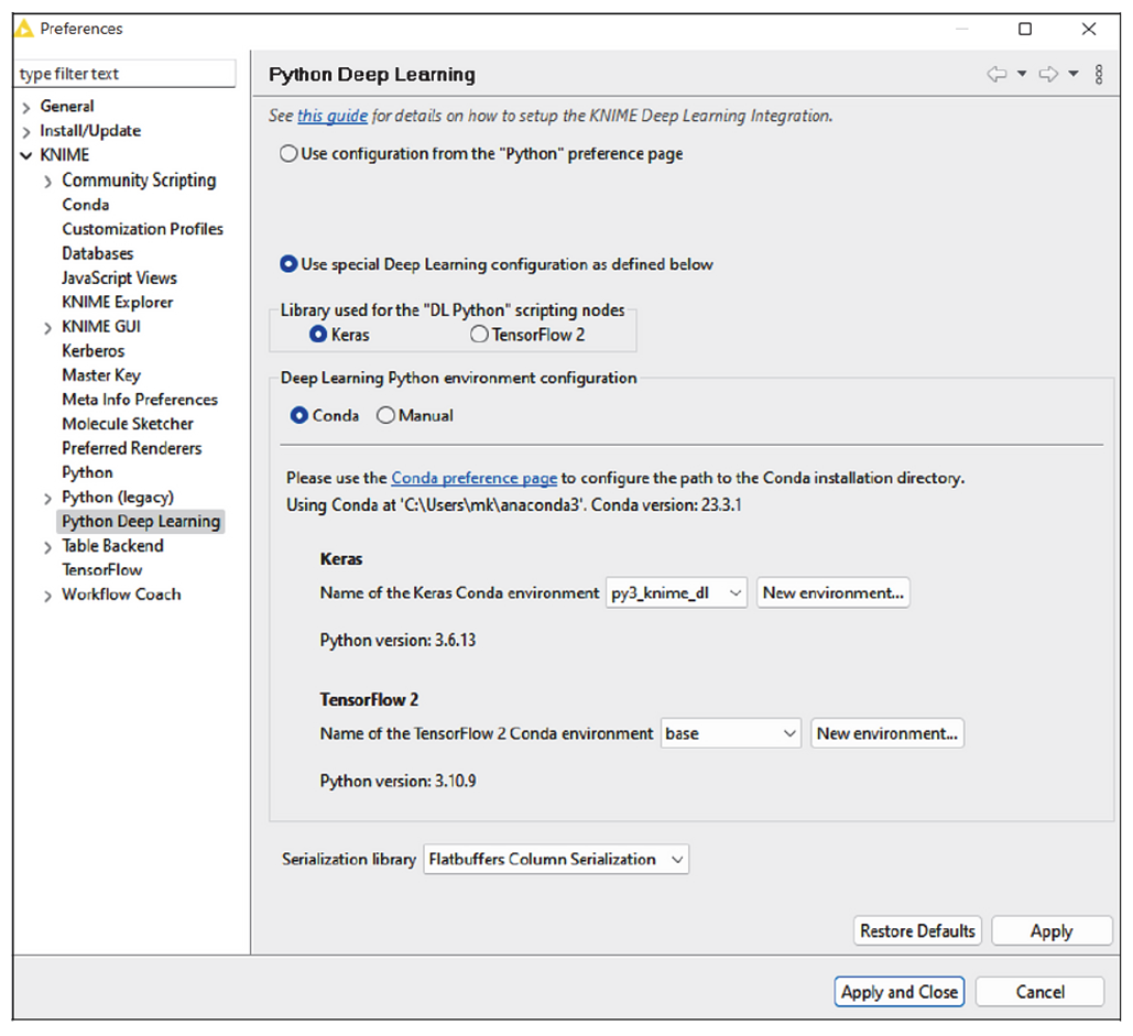 Setting for Python Deep Learning