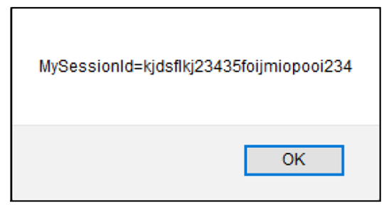 Session ID Output Using JavaScript