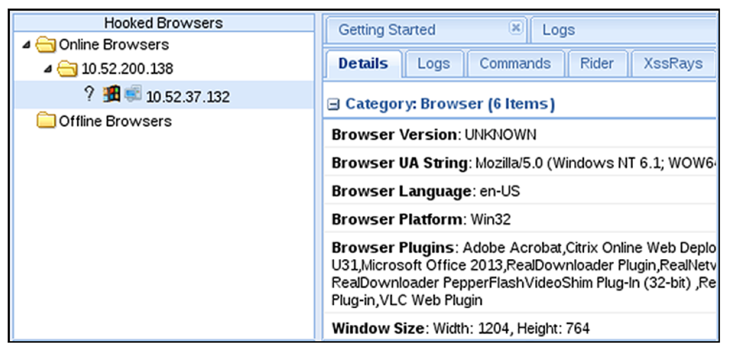 Browser Hijacking with BeEF